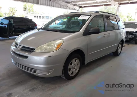 2004 Toyota Sienna Le из США, поврежденный, VIN 5TDZA23C84S104387
